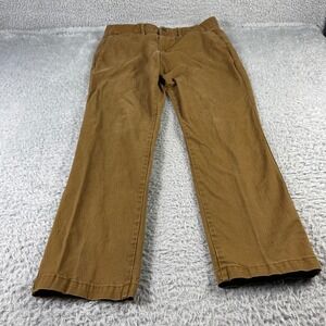 Gap Essential Khaki Slim Pants Mens 32x30 Brown Chino Trousers